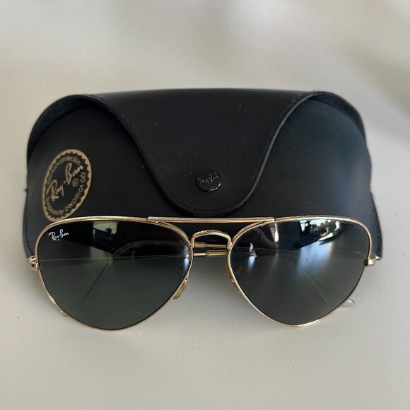 Ray-Ban by Luxottica Aviator Sunglasses - Unisex - Excellent Condition - Picture 1 of 11